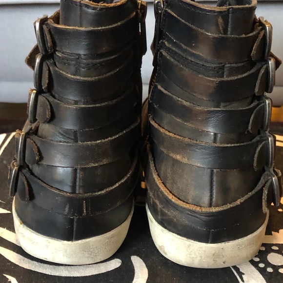 Frye Leather hi-tops Women’s 9 - Picture 3 of 7